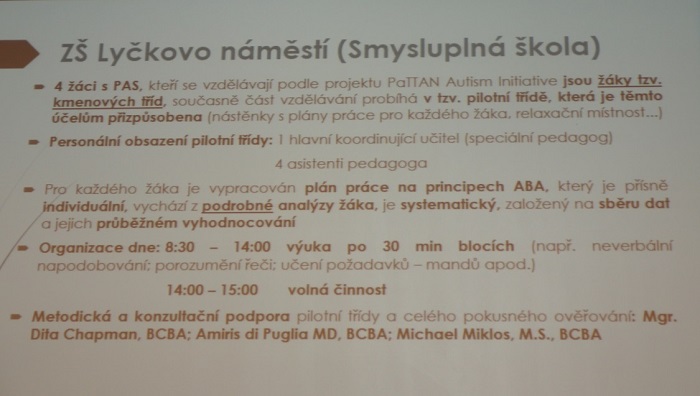 Na semináři o ABA terapii a projektu PaTTAN AI se tleskalo i plakalo 2