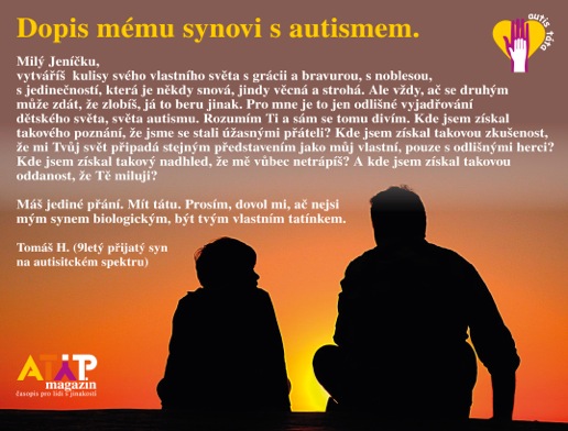 Dopis mému autistickému dítěti